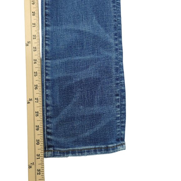 American Eagle Airflex + Jeans Move Free Slim Stretch Mens 29x32 Distressed Blue - Picture 10 of 12